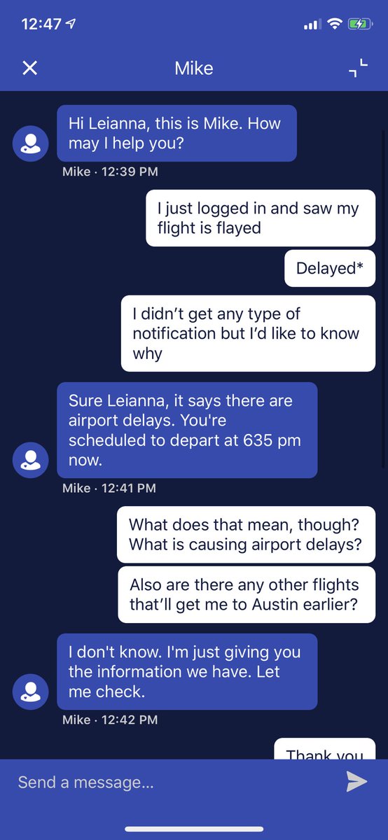 LeiannaMorgan's tweet photo. @SouthwestAir so a busy airport is a reason to delay a flight? Hmmmm..... https://t.co/gAL5YyPXsP