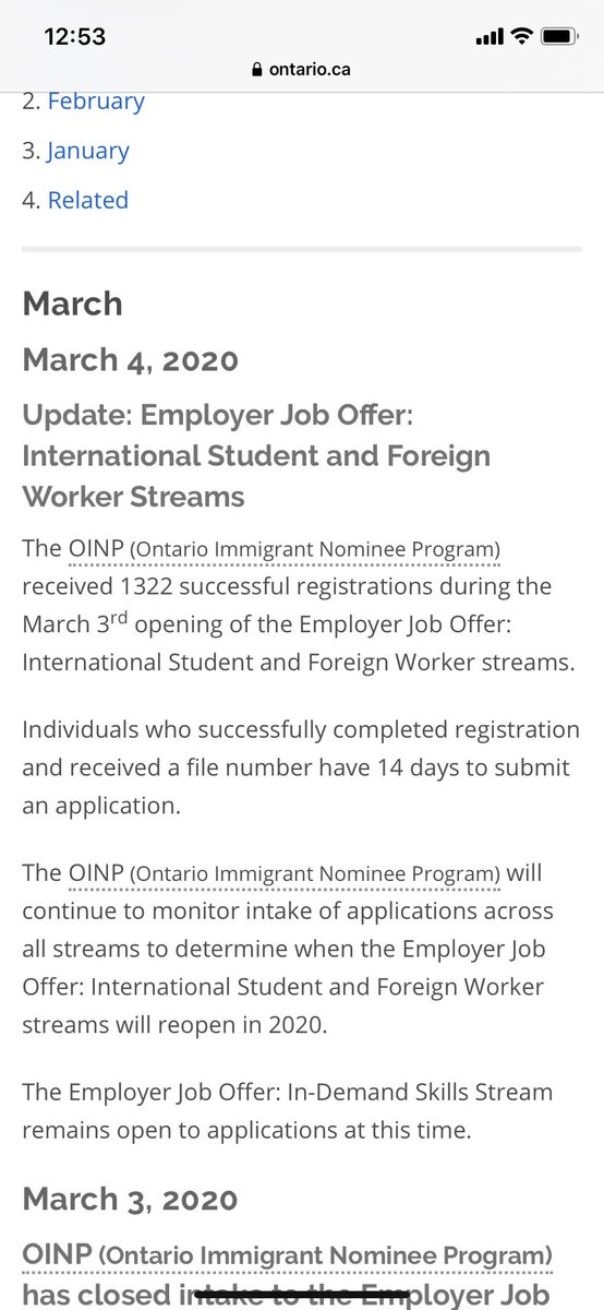 melodie_molina's tweet photo. And that’s it folks! Within minutes and amidst technical glitches, the OINP employer stream has officially opened and closed #ONimm #OINPfail #cdnimm https://t.co/pYRg0O2sXm
