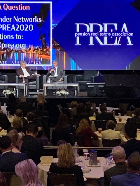 Keynote speaker Mohamed El-Erian kicks off PREA's 2020 Spring Conference in Beverly Hills. <a href="/Allianz/">Allianz</a> <a href="/preanews/">PREA</a>;