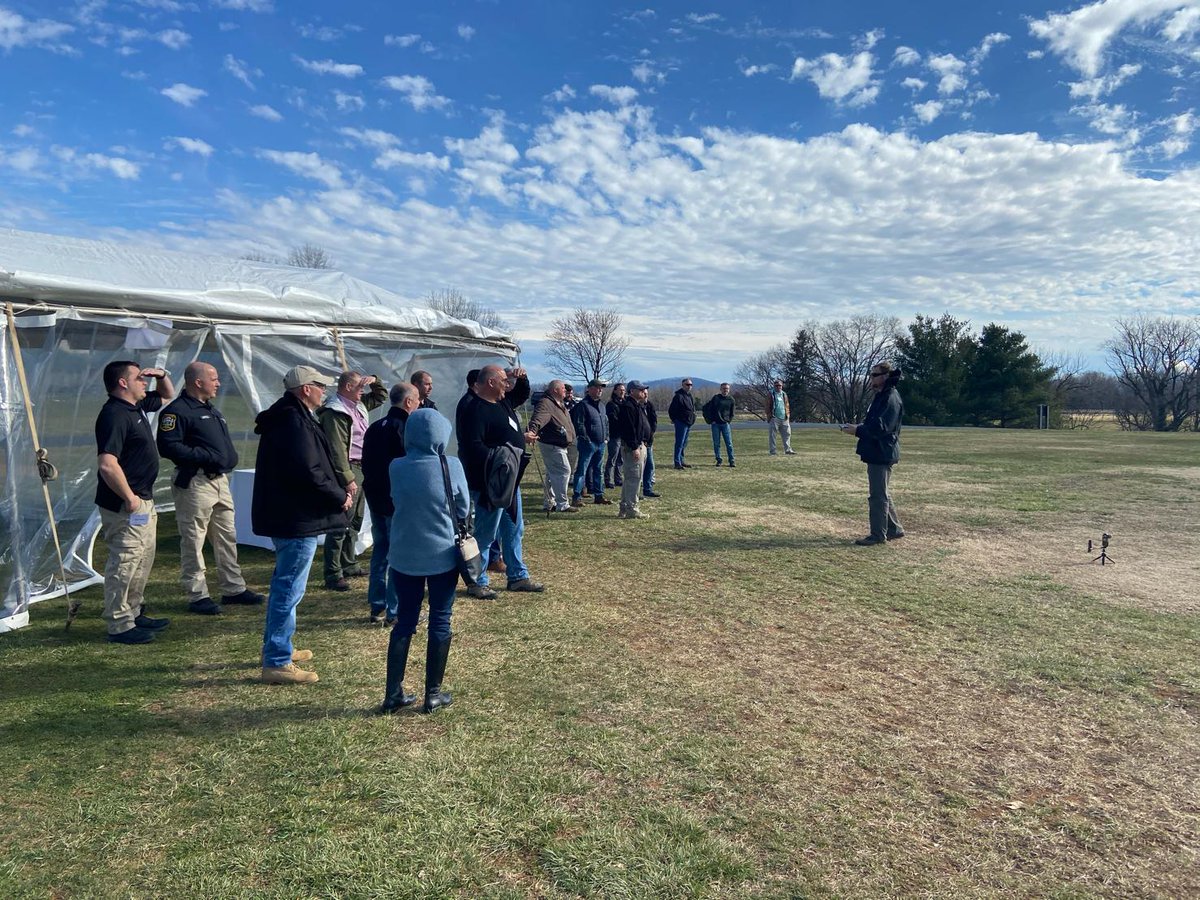 TerraViewInc's tweet photo. Another fantastic demo of the TerraView RangePro today! 58 minutes total flight with the Flir Duo Pro R, PixHawk flight controller w Herelink GCS, designed and assembled in the USA. Come see us today at PVCC Public Safety for UAS conference! #publicsafety #drone #uas #rangepro https://t.co/AceorqmdmE