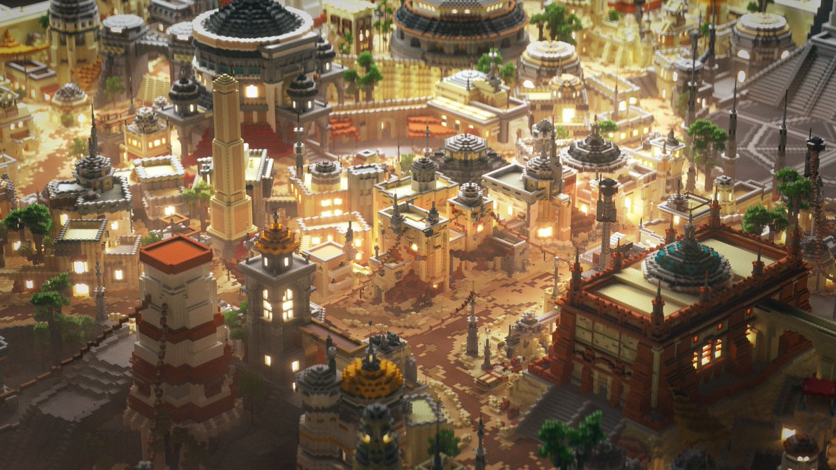 Hey guys! Today I want to show you something #StarWars related. I built 'Jedha City' in #Minecraft for <a href="/thearceestudios/">The ARCEE Studios</a> upcoming #MosEisley film project on YouTube. 
Hope you guys enjoy it!

Rendered by @Splekh, <a href="/Iskillia/">Iskillia | Paolo dupuy</a>, <a href="/Deltagon/">Deltagon</a> 

Server provided by @PixelBiester