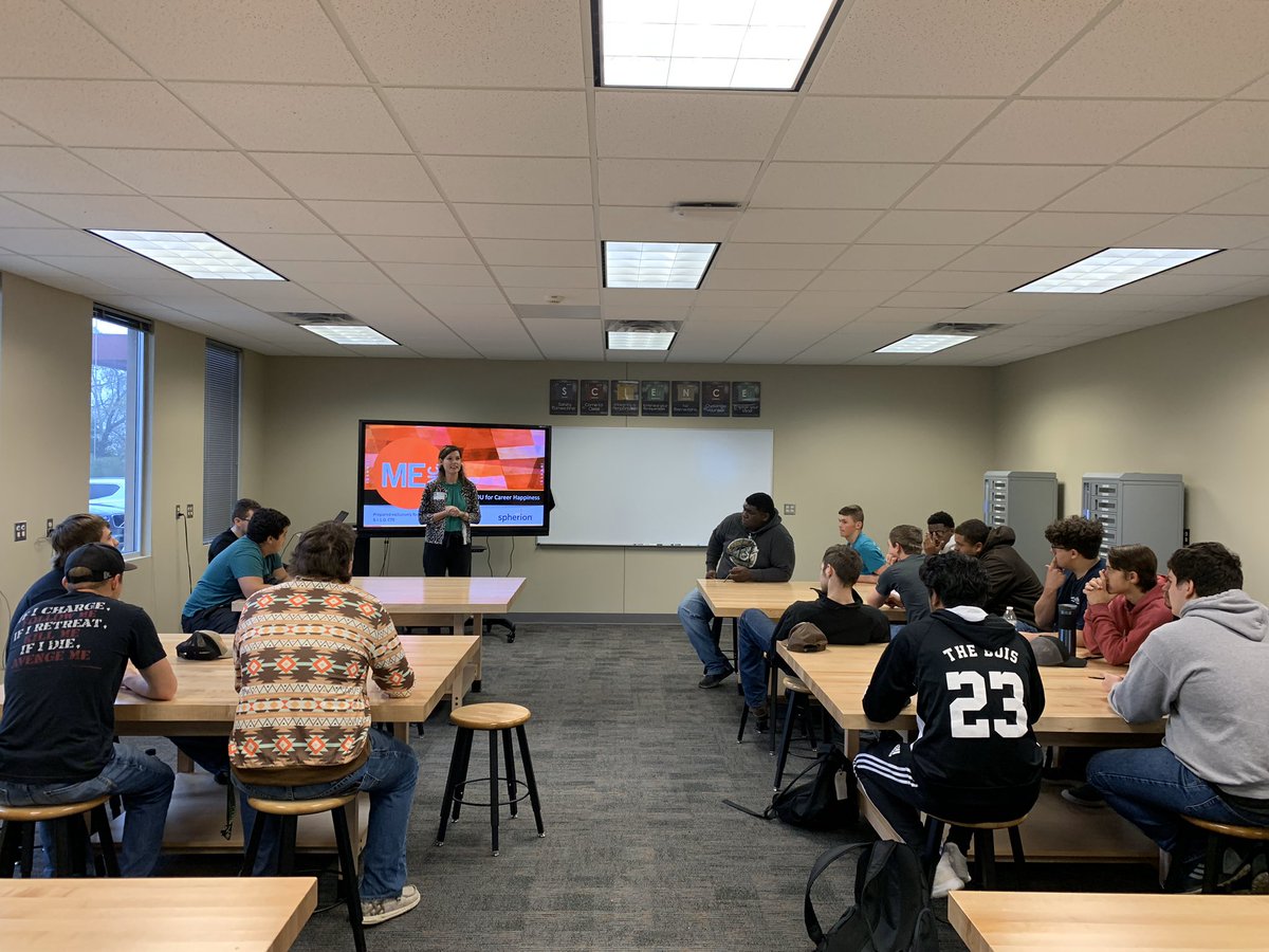 BryanCTEC's tweet photo. Thank you Katherine Kleemann and Mackenzie Conine from @spherion_bcs for spending the day teaching our students about interviews and being a good employee! #communitypartners #ourstudents #ourfuture https://t.co/D9pqWxmjWJ
