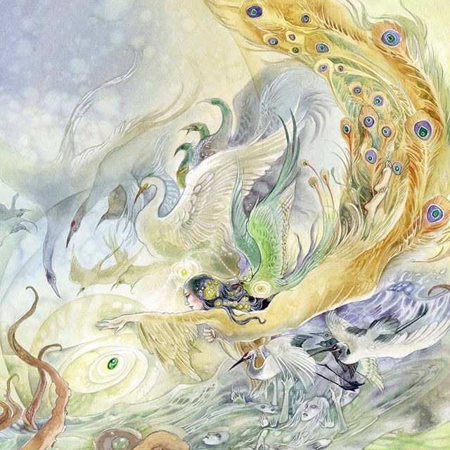 shadowscapes's tweet photo. Detail closeup of "Filling Up The Sea"
Prints here:
https://t.co/OXDJjTN1Ix
.
.
#Watercolor #painting #art #shadowscapes #myth #mythical #mythology #folklore #chinesefairytale #fairytales #fairytale #phoenix #jingwei #bird #birds #flying #sea #ocean
https://t.co/tL8VCMmKhw https://t.co/dJ5Qk2qB6c