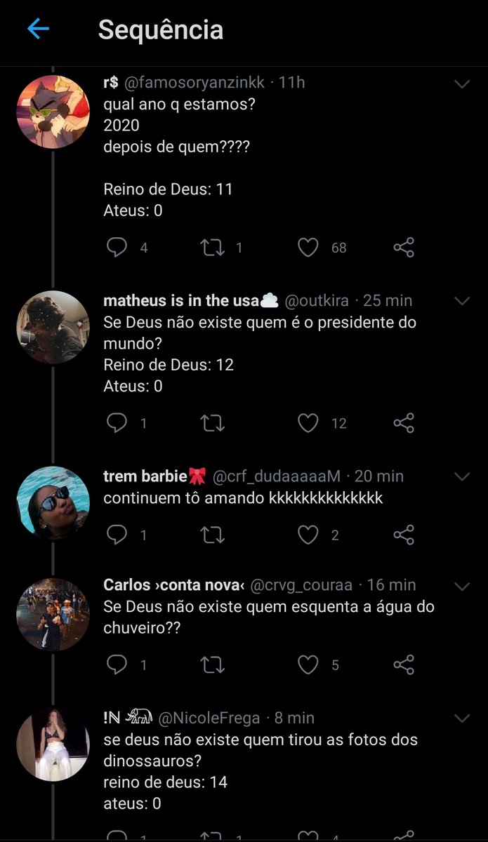 killovex's tweet photo. o motivo de eu ainda estar nessa rede social, só aqui você vê esse tipo de conversa kkkkkkkkkkkkkkk https://t.co/iv5OMoGKmY
