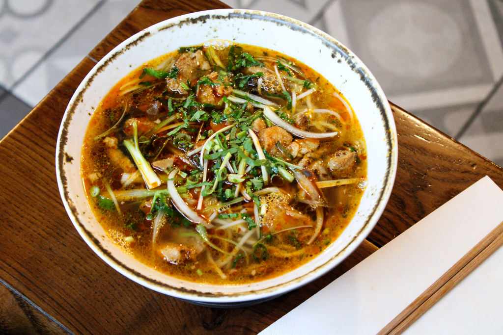 phoandbun's tweet photo. There isn’t anything better than a hearty bowl of our Hai Phong Pork &amp; Prawn Vermicelli to get you through Wednesdays. 🍜 https://t.co/2uARWMo6IS