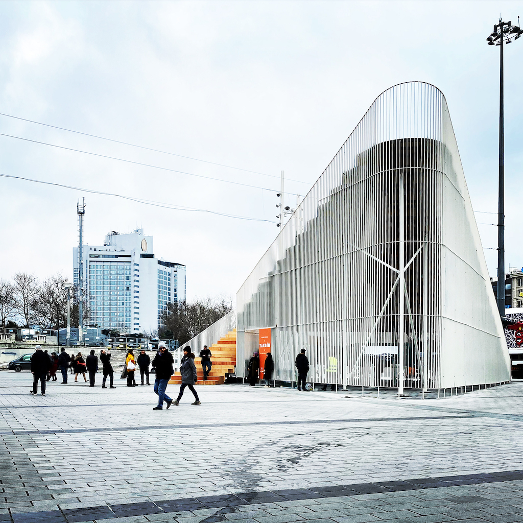 Arquine's tweet photo. NUEVO en Arquine | Kavuşma Durağı | Taksim pavilion | https://t.co/eZqpg346XO https://t.co/bejX0v9WLg