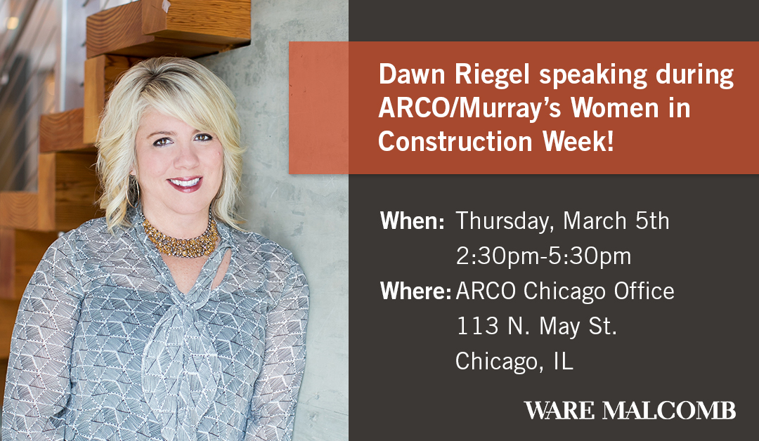 WareMalcomb's tweet photo. Join Dawn Riegel, Director, Interior Architecture & Design, as her panel discusses creating a diversified construction and engineering workforce at @ARCOMurray Women in Construction Week Panel this Thursday, March 5th! https://t.co/SBdVi0jXF3 #WareMalcomb #WMChicago #WMOakbrook https://t.co/JtJH0iHWpz