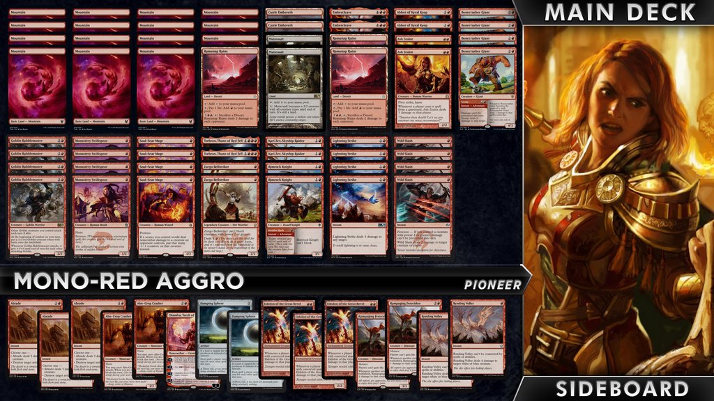 Twitter 上的ChannelFireball："In a sea of Inverters Lotus Breach, thinks his Mono-Red build has what it takes to run with the combo decks. Pioneer Mono-Red Aggro Deck &amp; Sideboard Guide: