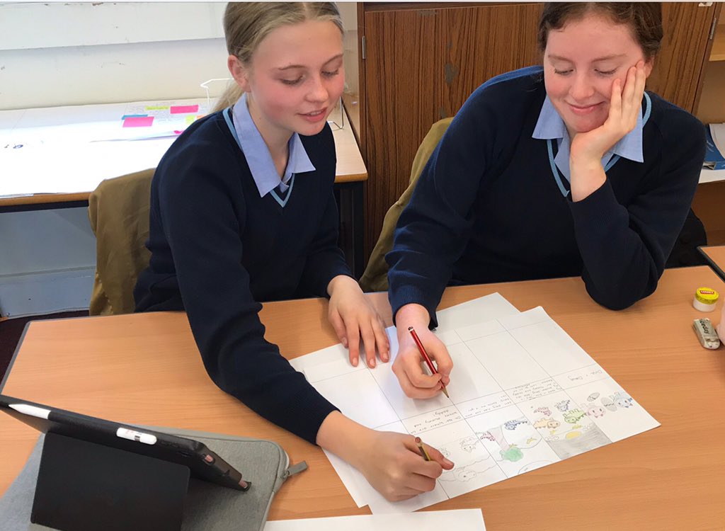 ManorHseSchool's tweet photo. Year 9 girls have been working hard on their World Book Day story writing project. Tomorrow they will read and present their stories to our Pre Prep department. #ALoveofLearning #CreativeandCollaborative #Unforgetableexperiences https://t.co/sgEMMxj6nl