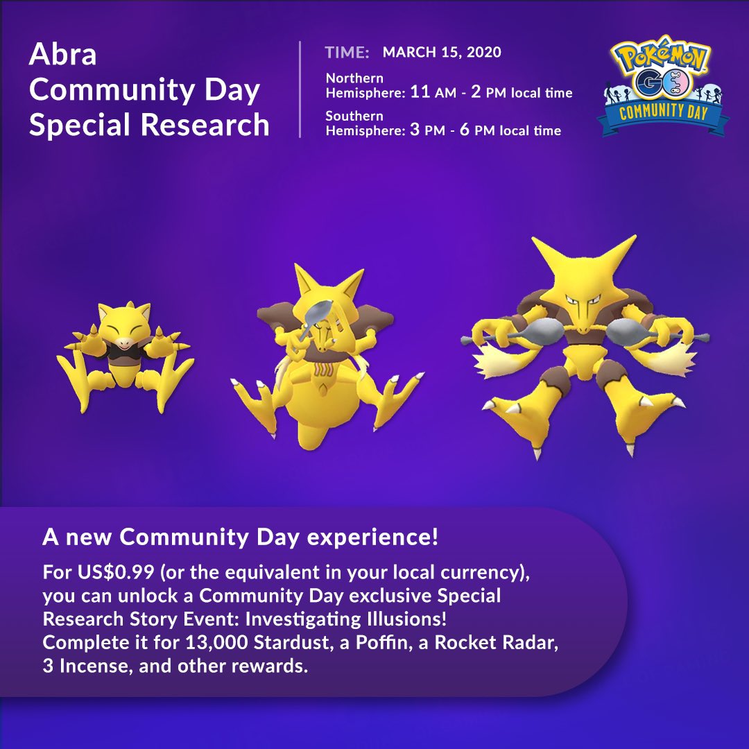 Alakazam ( Abra Evolution ) Pokemon Trade Go