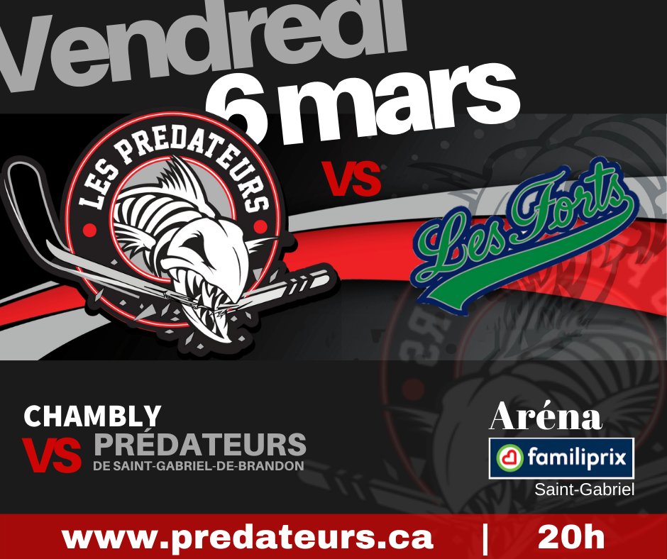 PredsJuniorAAA's tweet photo. Au programme lors du dernier match local des Preds contre les Forts de Chambly :
Bourse étudiante de la Ligue pour l’athlète étudiant de l’équipe
Montant que les joueurs ont amassé à la Fondation du Cancer du sein
Dernière partie pour nos 6 joueurs de 20 ans!
#LetsGoPreds #Hockey https://t.co/9edvEkvvoG