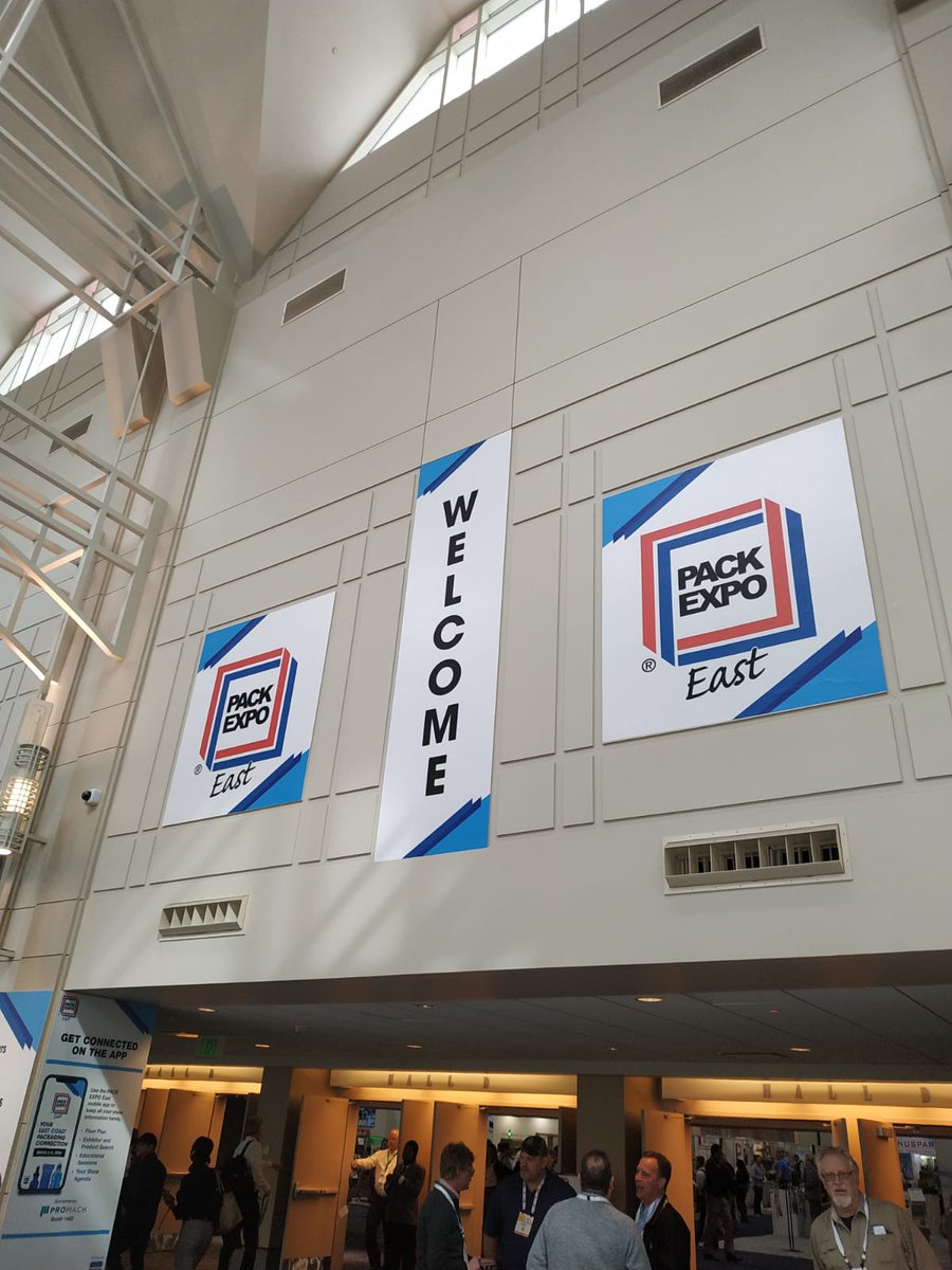 Mentpack's tweet photo. It was a pleasure to meet with local partners and customers at Pack Expo East 2020! We will expend our range in the U.S. by this year. Stay tuned #mentpack #packaging #packexpoeast #thinksimple #packaginmachinery https://t.co/r3XwZ9VkKX