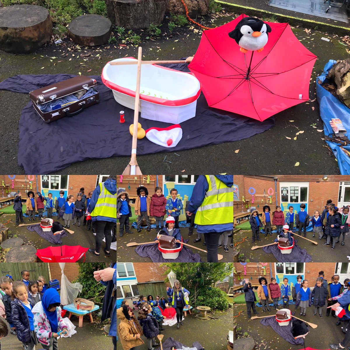 MrsHopkins65's tweet photo. Nursery/Reception class -T4W session at forest school - making bubble porridge with nursery - going to the South Pole with Reception class to take the penguin back home. #bubblingporrigepot #lostafriend #foundafriend #lotsoffun https://t.co/FanaHhIavx