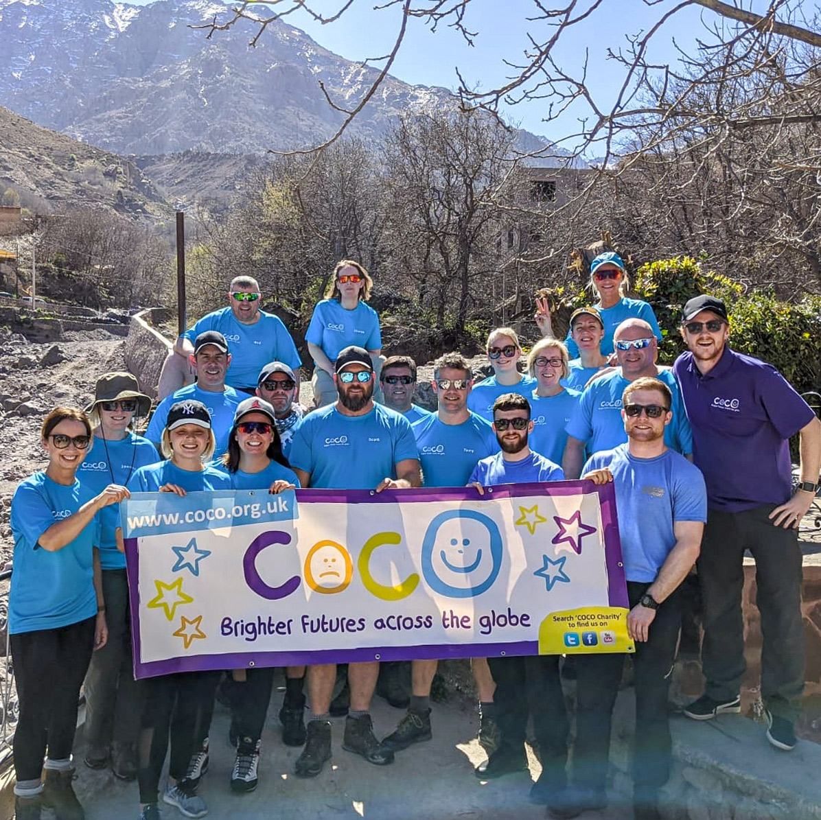 COCO_Charity's tweet photo. ๐๐ Atlas Trek Update!
โ โ โ โ โ โ โ โ โ
They have arrived and are getting familiar with their surroundings - Here is the team in the foothills of the mountains! Check out Instagram stories for up to date snaps!
#atlastrek #cococharity #shellbecomingroundthemountain https://t.co/iX3YMQOmsJ