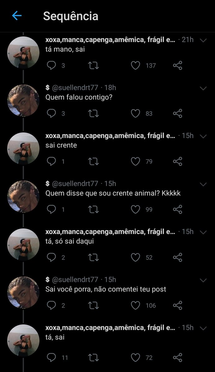 killovex's tweet photo. o motivo de eu ainda estar nessa rede social, só aqui você vê esse tipo de conversa kkkkkkkkkkkkkkk https://t.co/iv5OMoGKmY