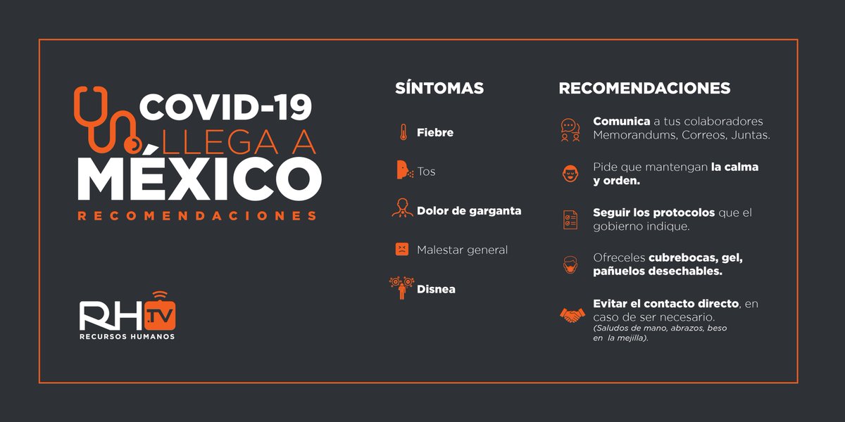 somosrhtv's tweet photo. Infografías | 𝗖𝗼𝘃𝗶𝗱𝟵 Síntonmas y Prevenciones
#RHTV #CoronaVirus #COVID9 #SomosRHTVLATAM https://t.co/PdzoON5CRn