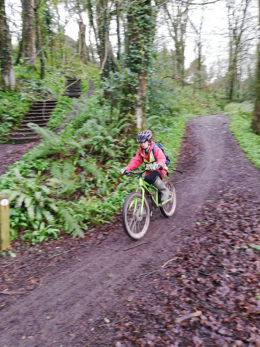 gladstonebarry's tweet photo. Barnacle Biking on a muddy trail! #stackpole2020 #TeamBarnacle #part2 https://t.co/NI5u0ZoofZ