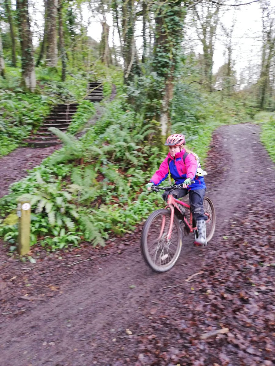 gladstonebarry's tweet photo. Barnacle Biking on a muddy trail! #stackpole2020 #TeamBarnacle #part2 https://t.co/NI5u0ZoofZ