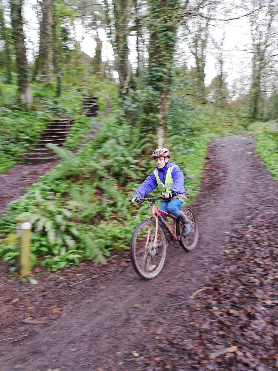 gladstonebarry's tweet photo. Barnacle Biking on a muddy trail! #stackpole2020 #TeamBarnacle #part2 https://t.co/NI5u0ZoofZ