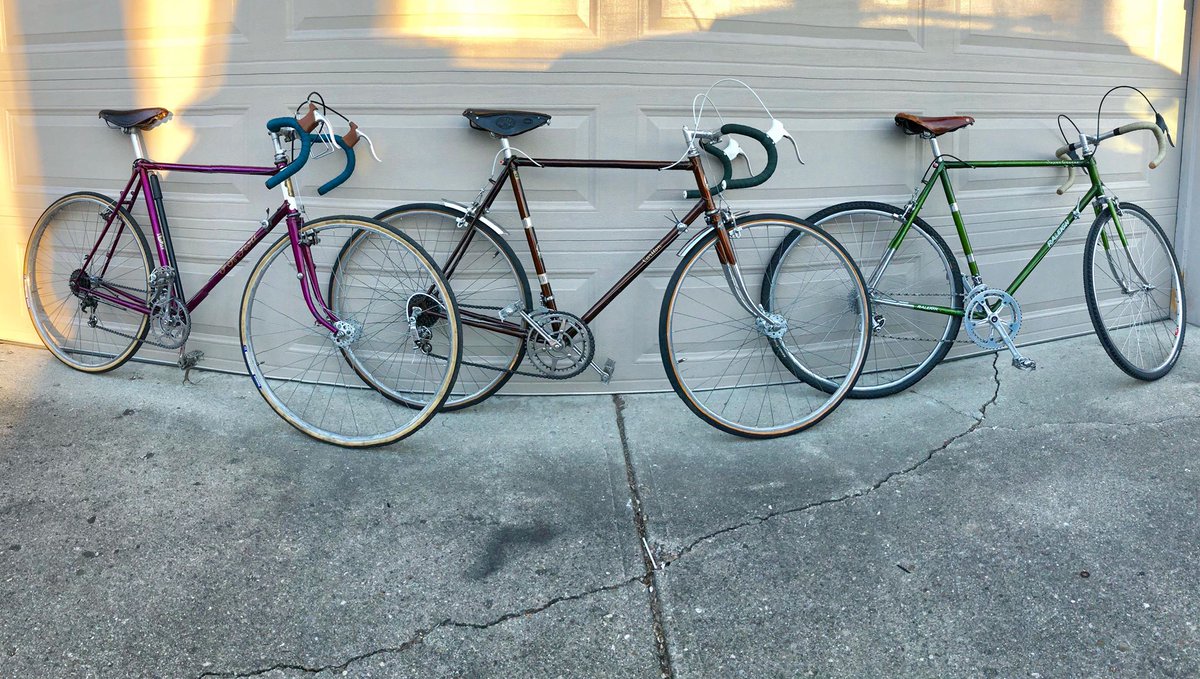 AndrewDeane75's tweet photo. Favorite thing to do when not in the anatomy, teaching, studying or thinking about anatomy?  I restore and ride vintage British steel bikes.  My bike to child ratio is 5:1 (in favor of bikes...I have two kids).  What do you do?  #AnatChat https://t.co/ZIUleDWdBg