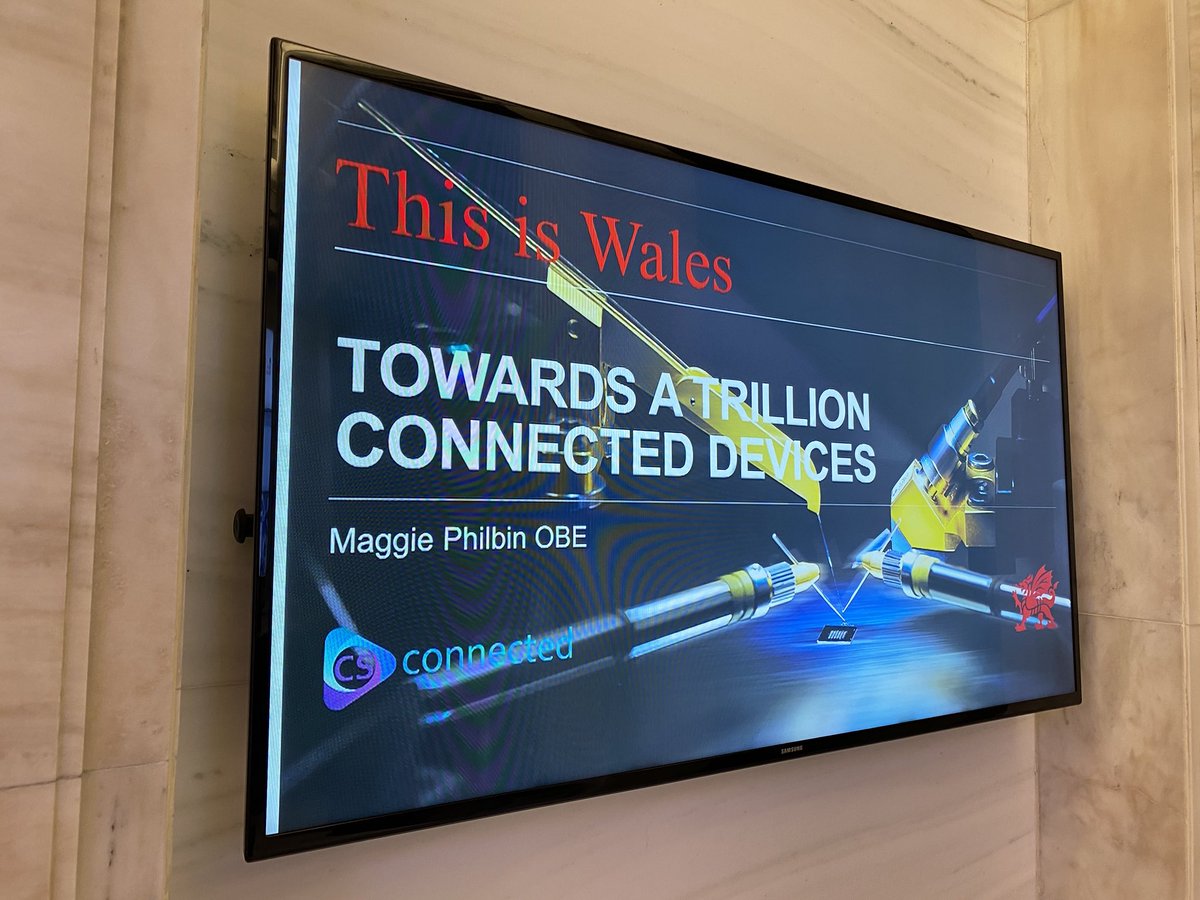 andy_g_sellars's tweet photo. Great to be working with @maggiephilbin describing world’s first #compound #semiconductor cluster @CSconnected @TheIET @CSACatapult #ThisIsTechnology #ThisIsWales https://t.co/XFEGk2oliy