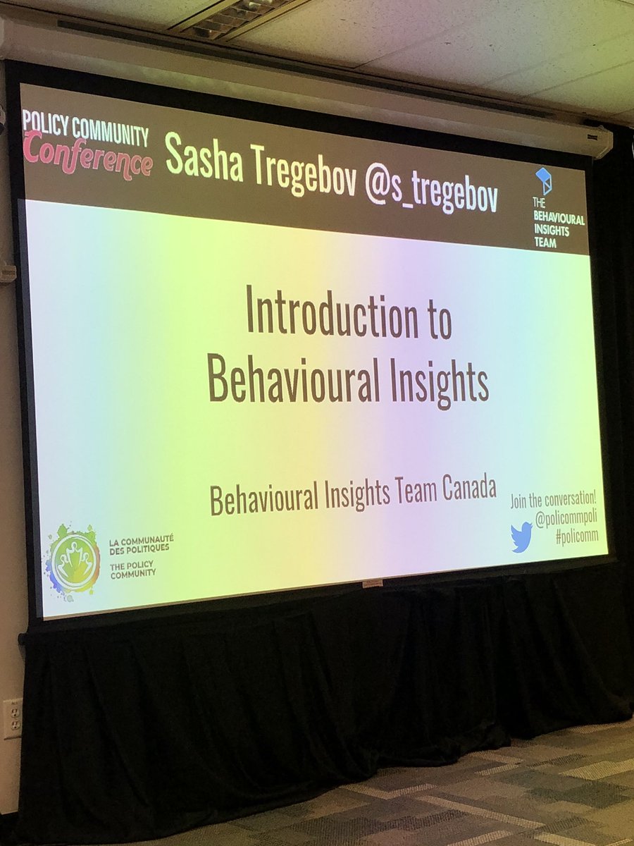LouisG2020's tweet photo. Next up for me @policommpoli conference : Intro to Behavioural Insight, the other BI ! #policomm https://t.co/MIyBx1wGkA