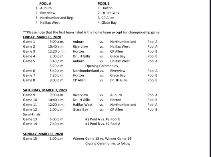 2020 NSSAF Division 1 Boys Hockey Provincials tweet media