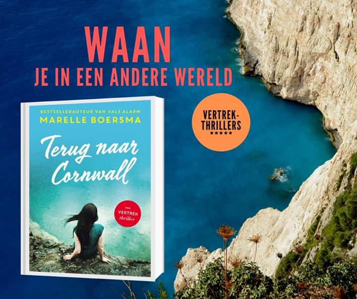 Nog maar een paar weken... en dan verschijnt Terug naar Cornwall.
#waanjeineenandereweteld #Cornwall #thriller #thrillerfans