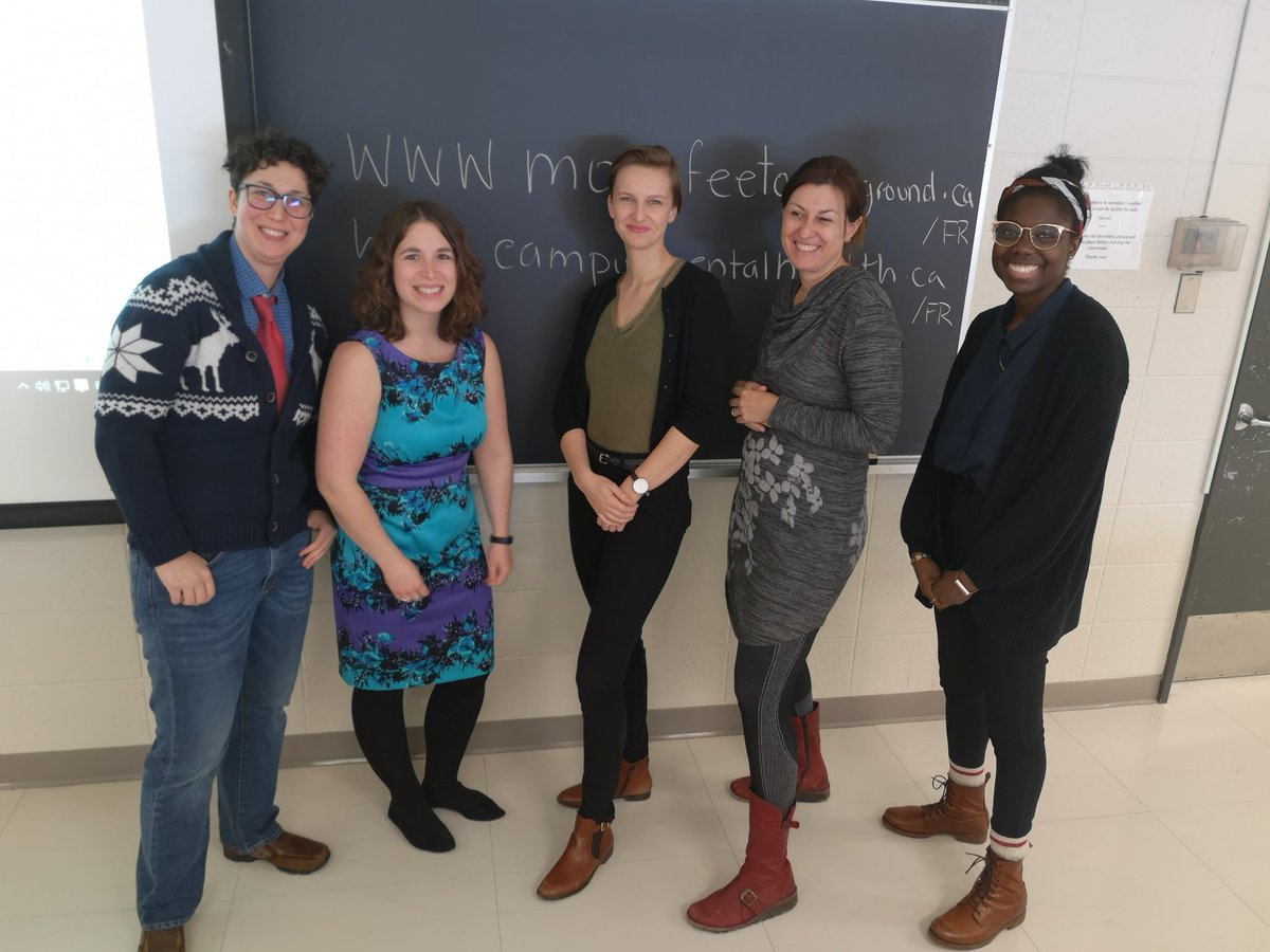ash_koster's tweet photo. The #EQIPON Team is pumped to be delivering our Foundations to QI training (IDEAS) in collaboration with our amazing colleagues @CMHInnovation at the University of Ottawa today! Such a fun and knowledgeable group! #nocoffeeneeded @CMHAOntario @AMHOnt @HQOntario https://t.co/QvUsjCor9G