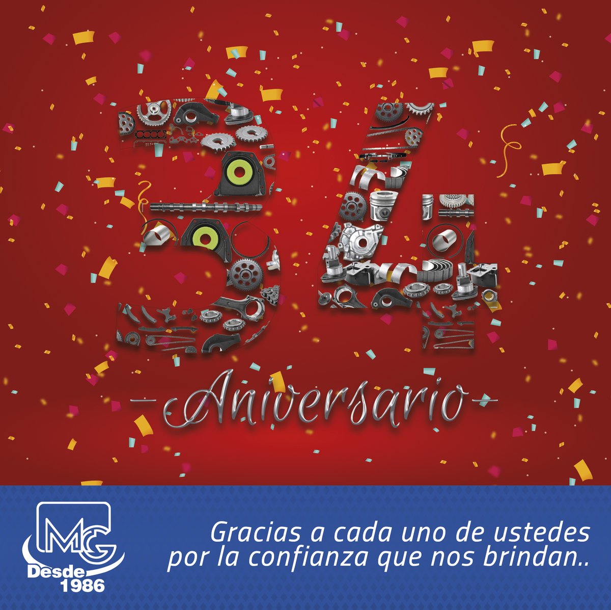 RefMarioGarcia's tweet photo. Gracias a cada uno de ustedes por la confianza brindada a nuestra empresa.

Gracias a ustedes y a nuestros colaboradores hoy por hoy somos los especialistas en partes para motor.

Juntos hemos llegado hasta aquí, vamos por más.

#LosEspecialistasEnPartesParaMotor https://t.co/NkaRl4GzZ6