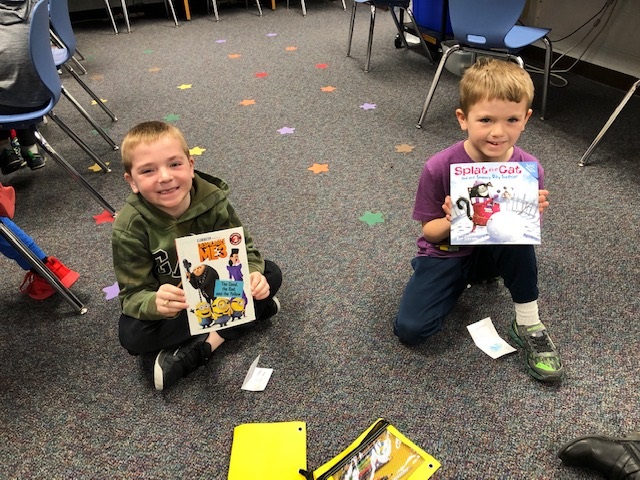 AnkenyTerrace's tweet photo. Terrace students are enjoying the book fair! If you haven't had a chance to visit the book fair yet, come join us for our "Books and Bagels" event on Saturday, March 7th (8:00 - Noon). https://t.co/NZ57fwi6X6