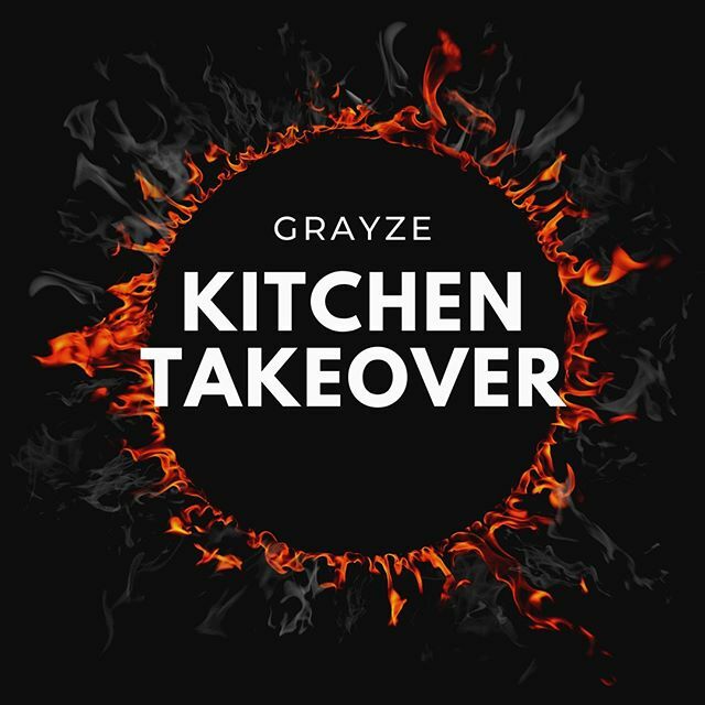 Today is THE day! Our Kitchen Takeover is coming to life! Join us for an amazing four weeks of #grayzing. And don't worry, brunching will be better than ever on Saturday and Sunday! #grayzeit