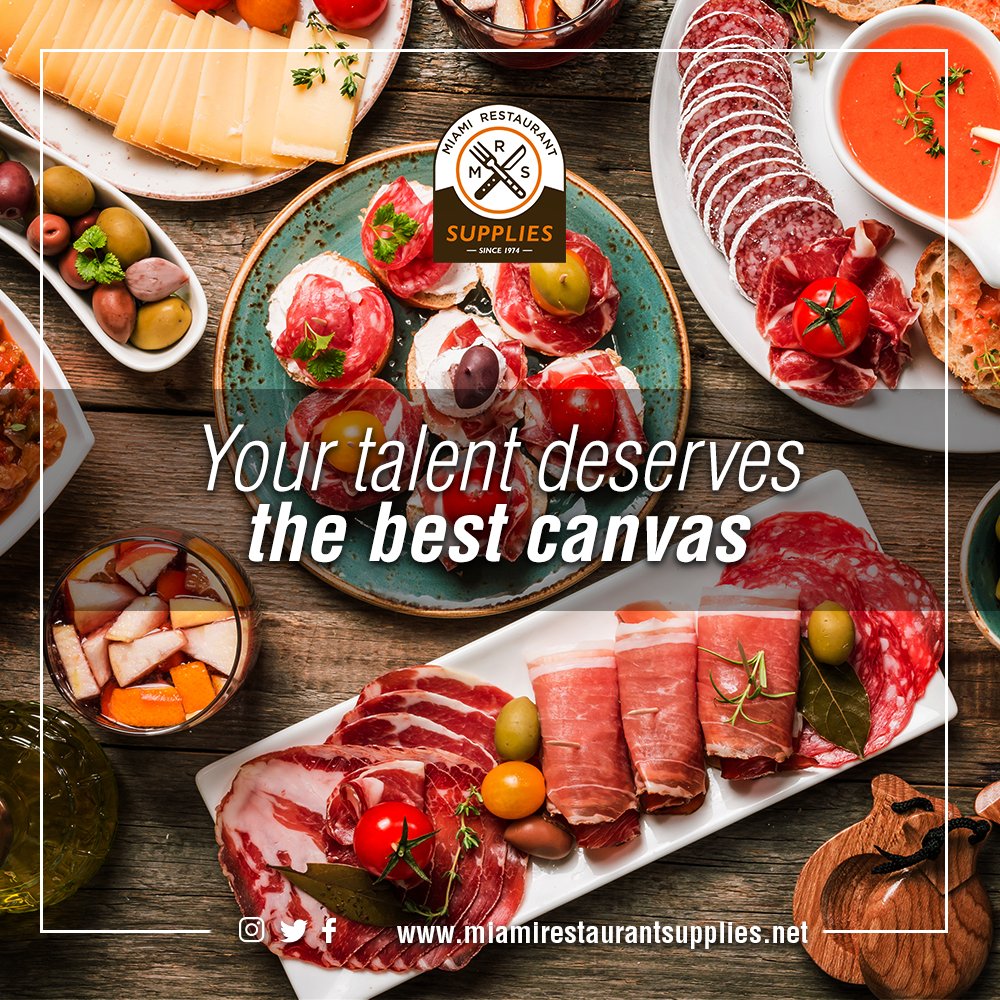 Your talent deserves the best canvas. The widest selection of plates is at Miami Restaurant Supplies. Contact us: 1 888 421 0353 buff.ly/2FMBv2U
.
.
.
#RestaurantSupplies #ResutaurantUtensils #Miami #RestaurantsInMiami #KitchenMustHaves #Kitchen #MiamiRestaurants