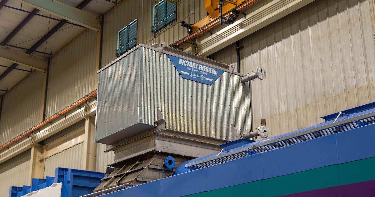 victoryenergy's tweet photo. #economizers are integral elements of a watertube boiler. This unit is being added to a rental unit rolling off the production line this week. #steam #boilers #concepttocompletion https://t.co/J07JNiGzwa