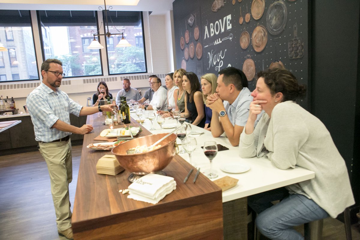 PCTYCareers's tweet photo. What’s better than cooking as a teambuilding activity at @TheChoppingBloc? Wine before cooking. Work hard, play hard, eat well cooked (okay fine, decently cooked) food! 🍷 #insidePaylocity #DOOW #PCTY https://t.co/7L9fmxEx6V
