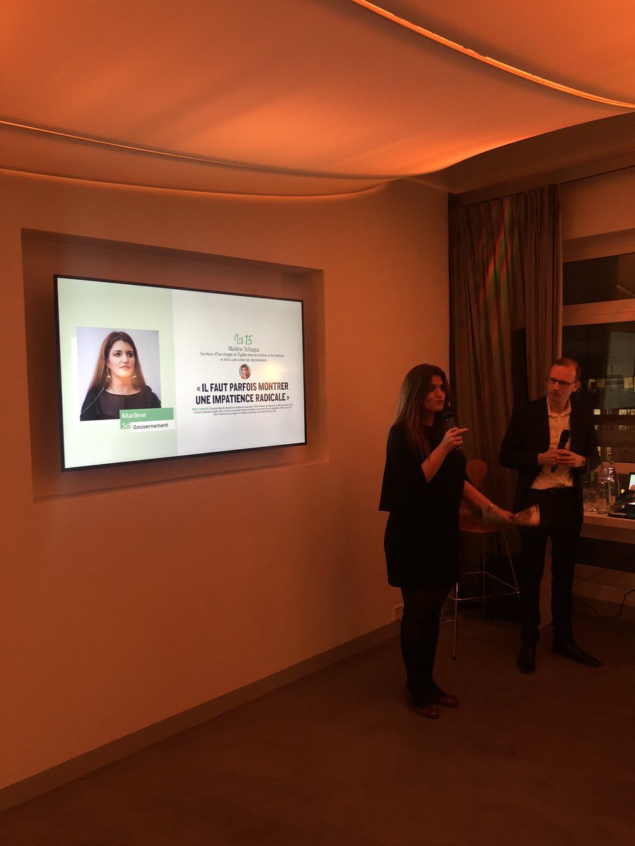 Idenium1's tweet photo. Madame la Secrétaire d’État chargée de l’Égalité femmes-hommes et de la Lutte contre les discriminations @MarleneSchiappa, évoque sa rencontre avec @phumzileunwomen, la directrice exécutive de @UN_Women @ONUFemmes @ONUMujeres #Strategiesles15 https://t.co/lKm8V6p7II