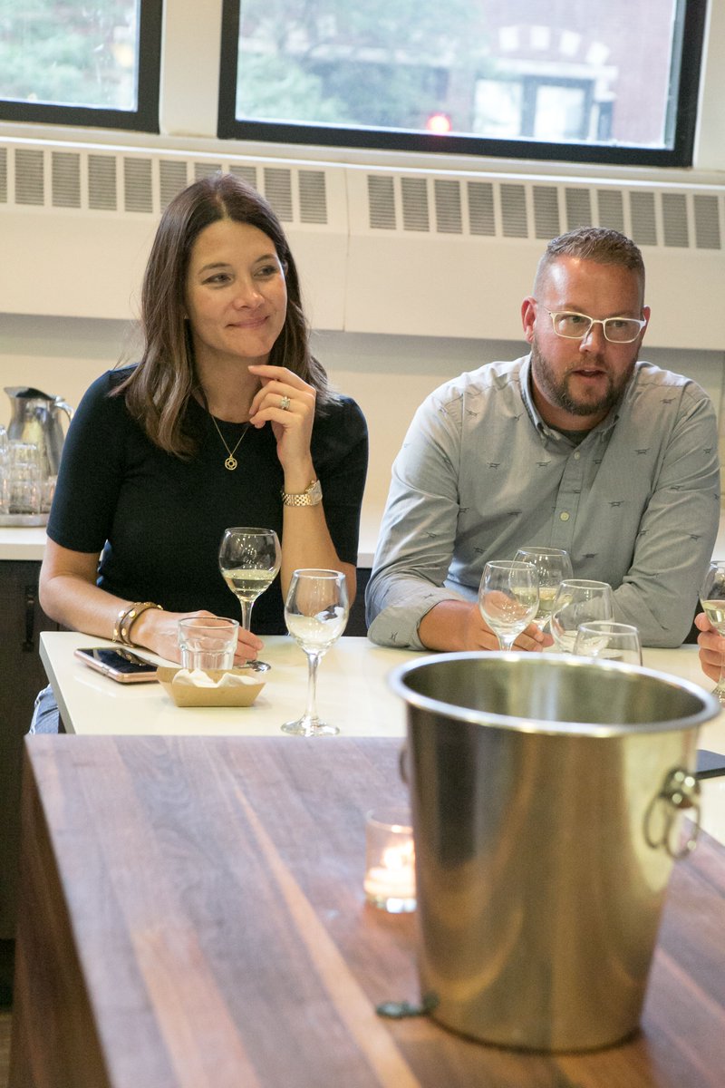 PCTYCareers's tweet photo. What’s better than cooking as a teambuilding activity at @TheChoppingBloc? Wine before cooking. Work hard, play hard, eat well cooked (okay fine, decently cooked) food! 🍷 #insidePaylocity #DOOW #PCTY https://t.co/7L9fmxEx6V