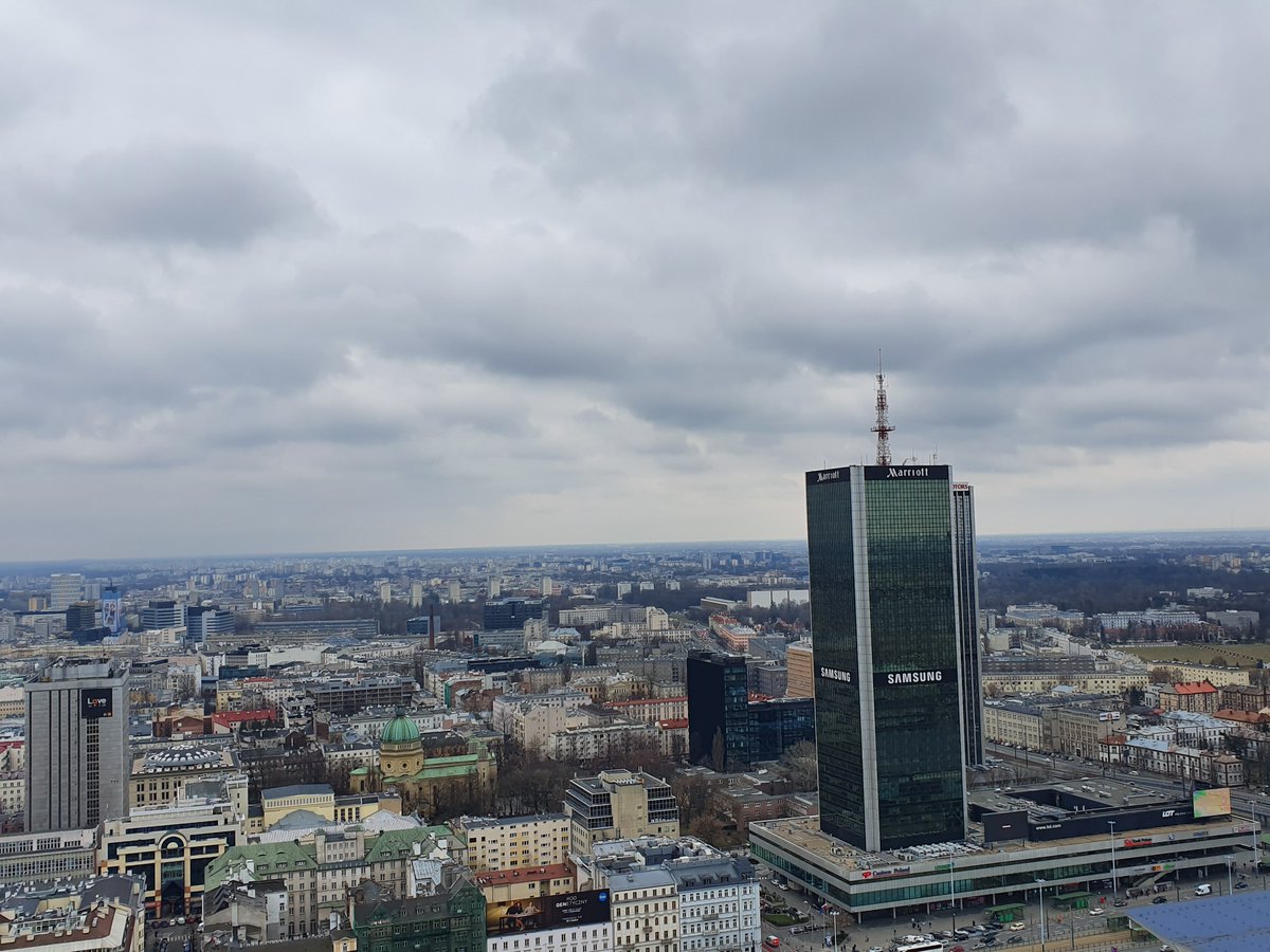 JacobSolarek1's tweet photo. Here's view from Warsaw's Palace of Culture and Science 😉 https://t.co/0OIifulsmZ