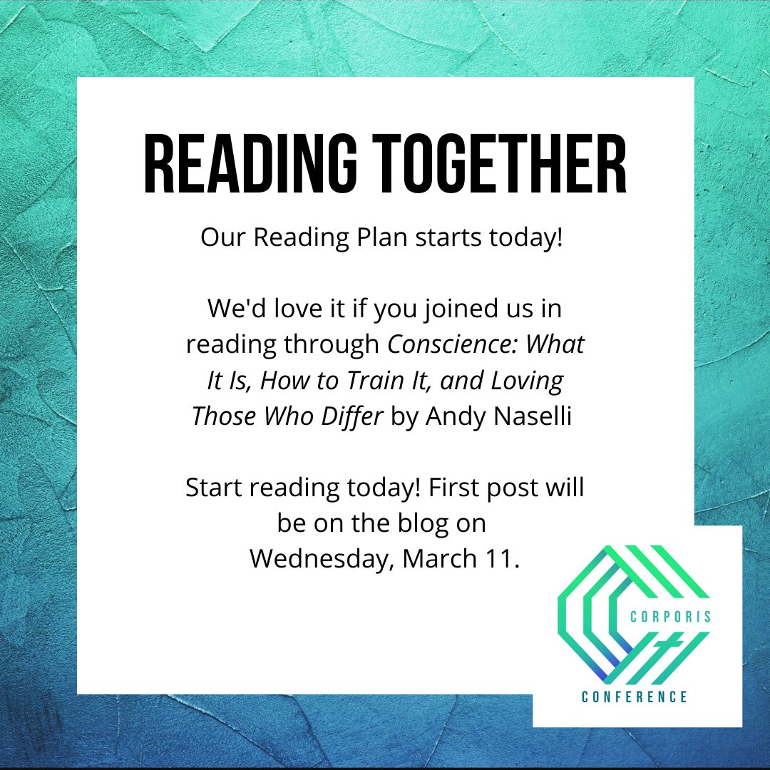 Corporis3's tweet photo. Our Corporis Reading Plan starts today! https://t.co/BFMQ2zBTzT