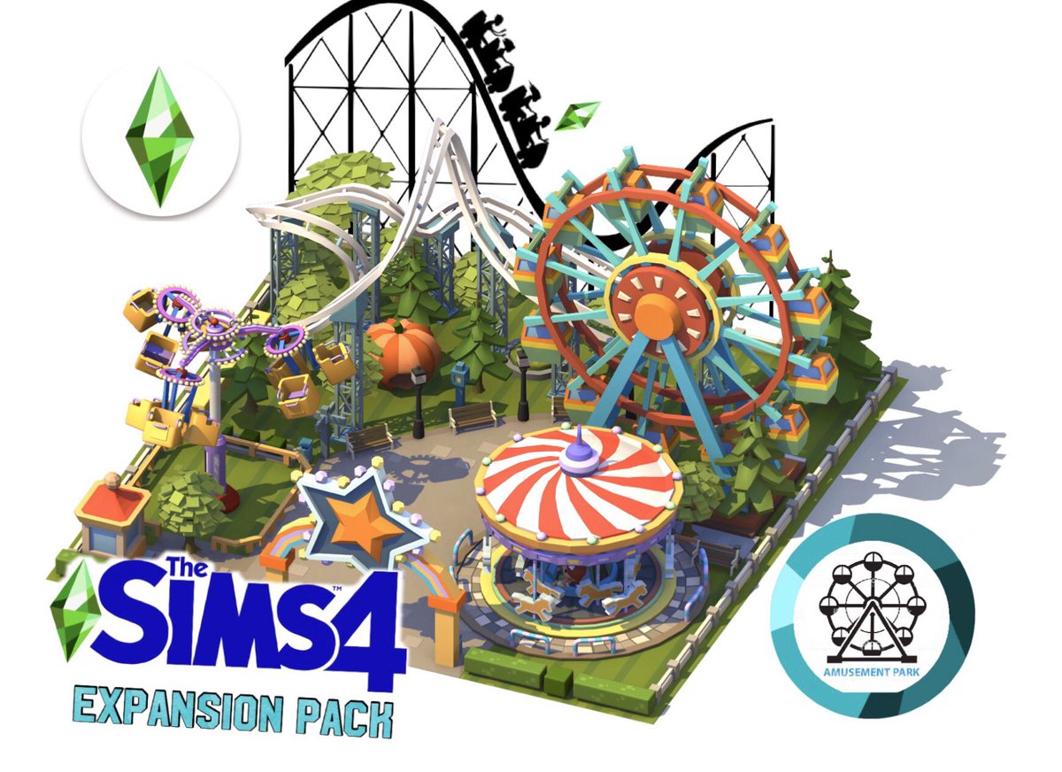 SimsForeverGame's tweet image. This is what I want to have😍🤩🌟👇

*Amusement Park 🍭🎢🎡
*Travel (somewere) Pack 🏝🏖
*Hotels 🏢
*Skiing (slalom, snowboard, sledding, cross country skis) and afterski ❄️⛷🤪🥃
*Cars (open world and drive them yourself 🚗
*Sports🏀
*Go to hospital🤮🤕⛑
@TheSims #Thesims #sims