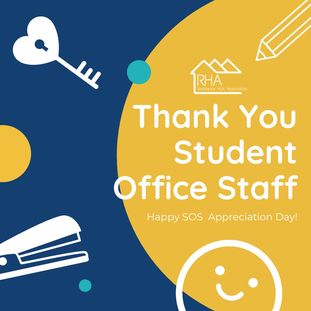 RHAPurdue's tweet photo. Today is Student Office Staff Appreciation Day! 
We want to let the Purdue SOS know that you are all a very important part of why our buildings feel like Home.
Take a moment to stop by your front desk today and thank the SOS for what they do. https://t.co/GdF6Aqt0pe