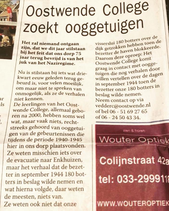 Oostwende College tweet media