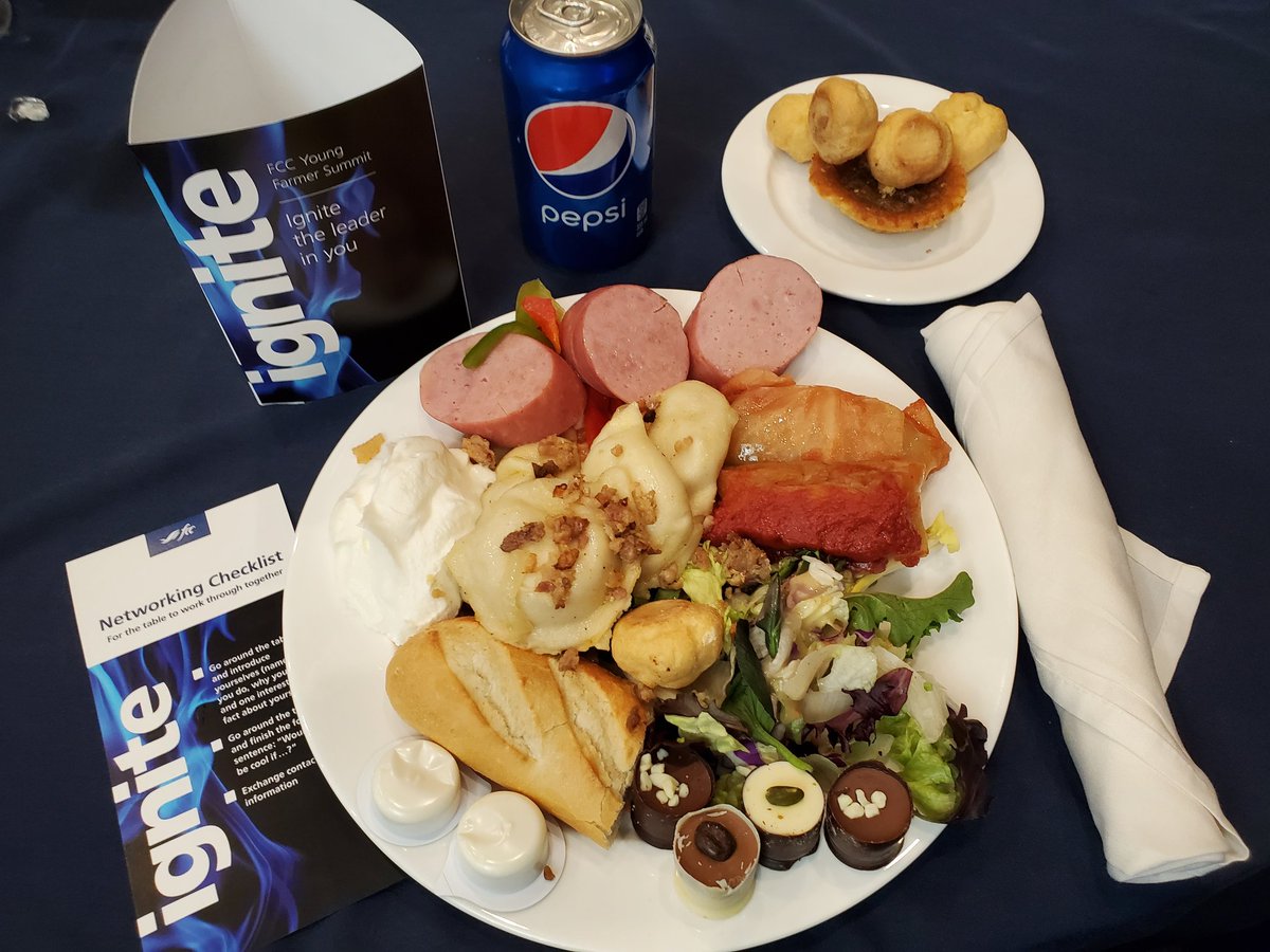 teddysims007's tweet photo. @FCCagriculture #fccignite 2020 Conference ... Thanks #fccagriculture and The Victoria Inn for a great Lunch, not to mention Conference and Facilities...! Much appreciated! All fueled up for the Afternoon's Sessions! #cdnag #Winnipeg #Manitoba https://t.co/IunYmJH71u
