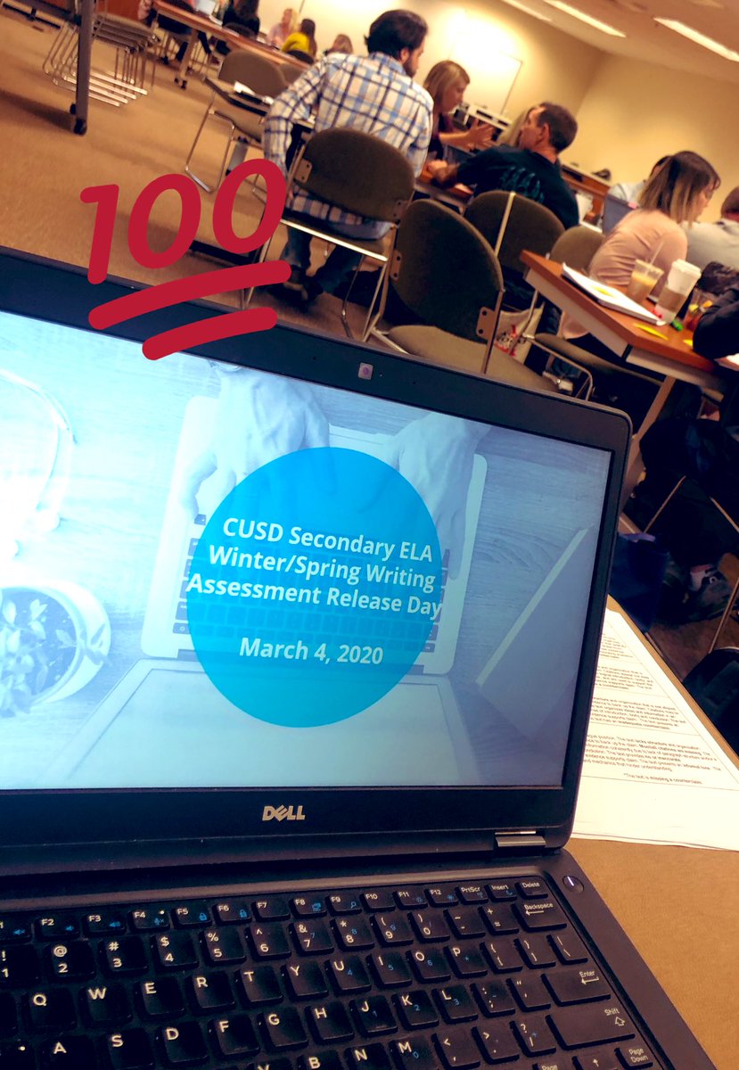 ReischlVirginia's tweet photo. Secondary ELA leaders from every CUSD middle school and high school  creating common interim evidence based writing assessments for ALL students- seriously #CapoProud @Capo_PL @ELA_capo @CapoUnified https://t.co/kTZls97AEF