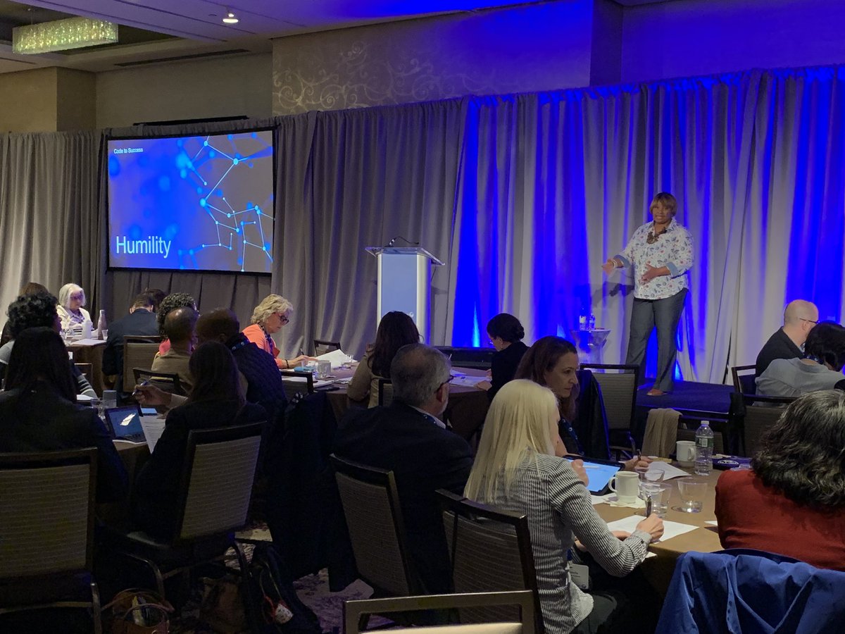 cantfightfuture's tweet photo. Can I tell you about someone I admire? I got to spend a little time with @PeopleEngineer and she presented on thetopic of #humility at the @Conferenceboard Executive Coaching Conference today. So inspiring! #tcbexeccoaching #behumble https://t.co/g9Op2SdfjP