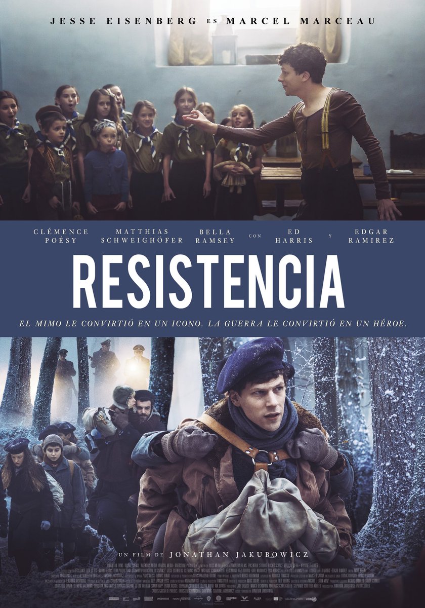 JoJakubowicz's tweet photo. El afiche español de mi peli #Resistencia https://t.co/VC0xLdaulp