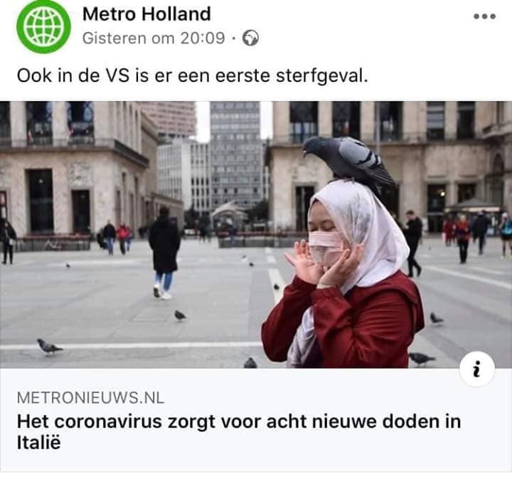 Toeval? In ieder geval opvallend...

#coronavirus #hoofddoek