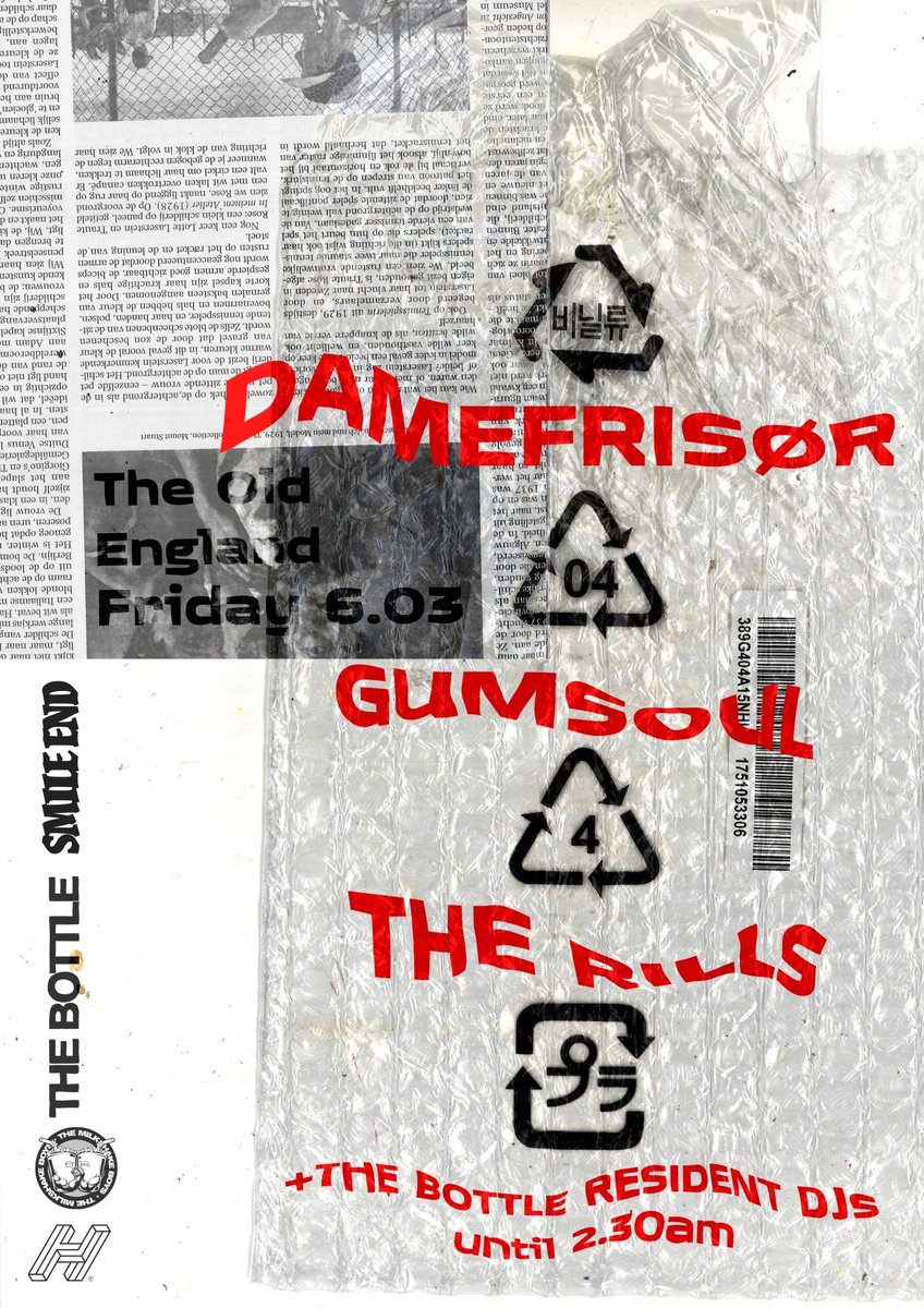 <a href="/damefris/">DAMEFRISØR</a> bring the sauce for their first Bristol headliner this Friday, featuring support from <a href="/gumsoulband/">Gum Soul</a> &amp; <a href="/TheRills/">The Rills</a>.

Tickets are on Headfirst, pass this opportunity by at your peril. Get one here: hdfst.uk/E60511