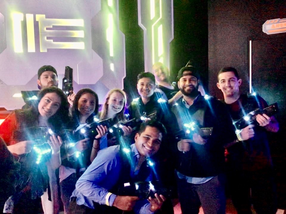 LegacyBizInc's tweet image. Who&apos;s up for some #lasertag with the #LegacyBusinessDevelopment team? 👾