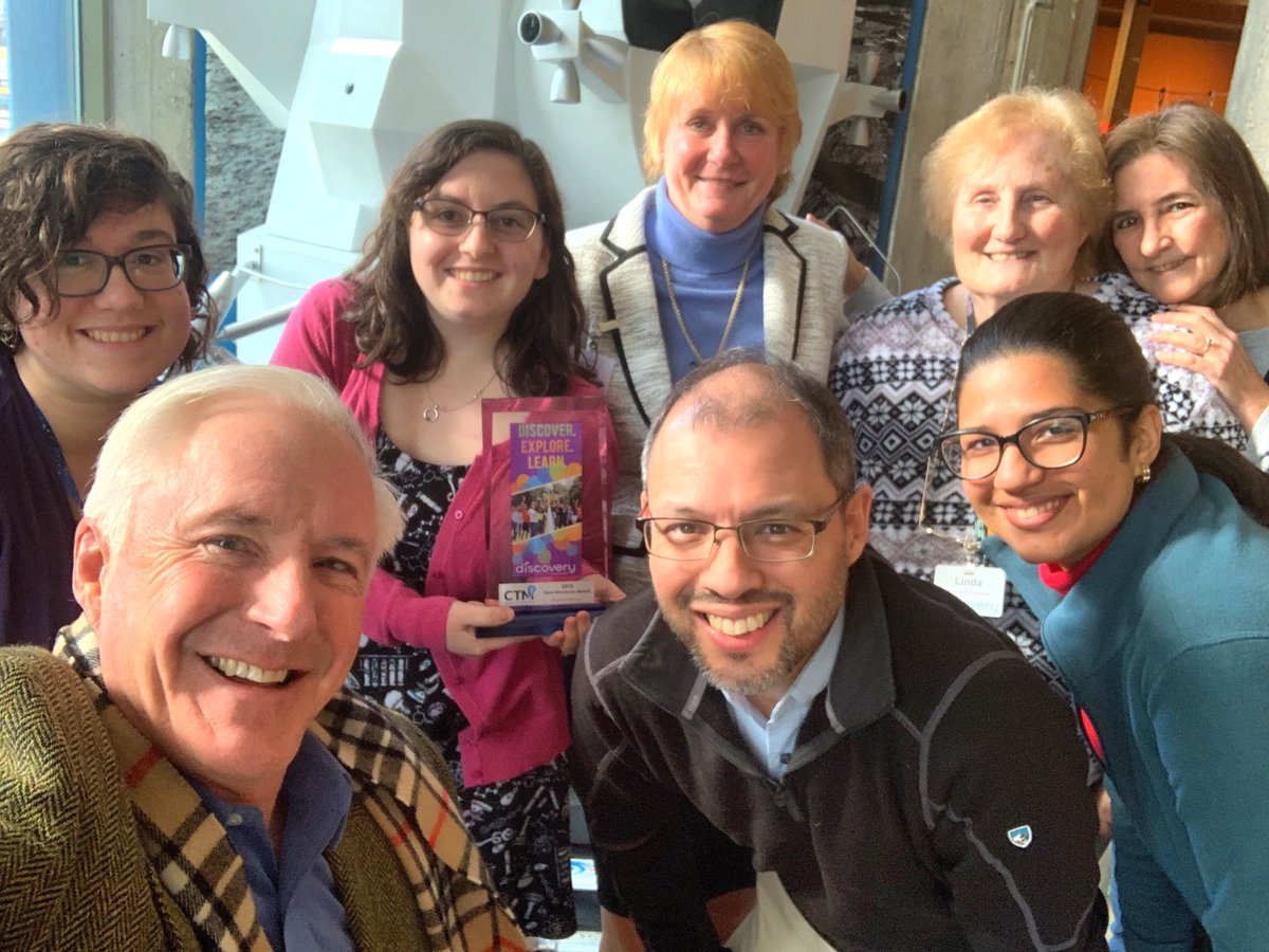 CTMMediaGroup's tweet photo. We want to congratulate the Discovery Museum in Bridgeport CT for winning the #BestBrochureAward! @DiscoveryBPT https://t.co/0DsKonE3TN